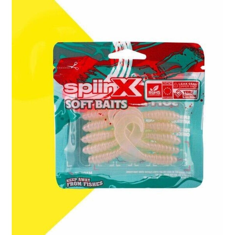 Spiinx Crazy Tail Kuyruk 7.5cm 10P Silikon Yem