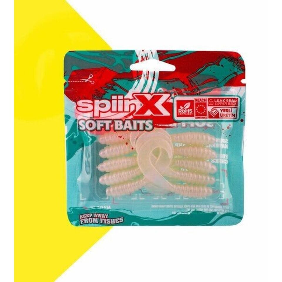 Spiinx Crazy Tail Kuyruk 7.5cm 10P Silikon Yem