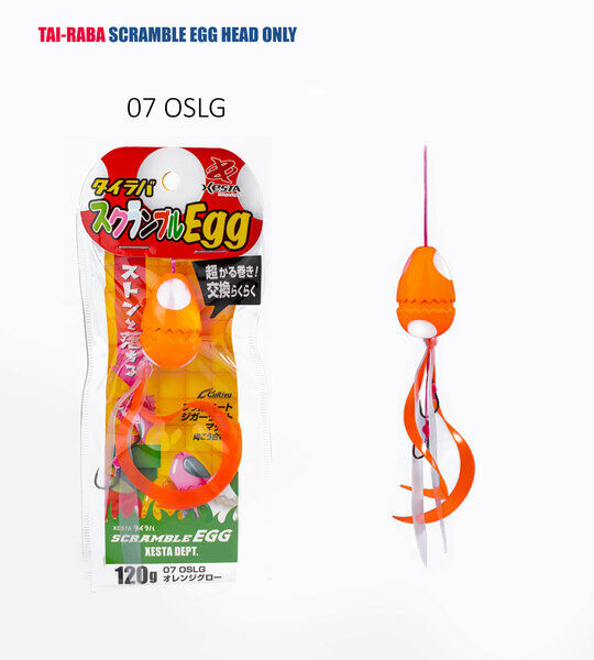 Xesta Tai-Raba Scramble Egg 80G Tai Rubber Yem