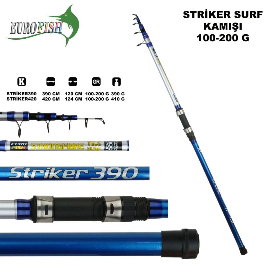 Eurofish Striker Surf Olta Kamışı 100-200 gr 420 cm
