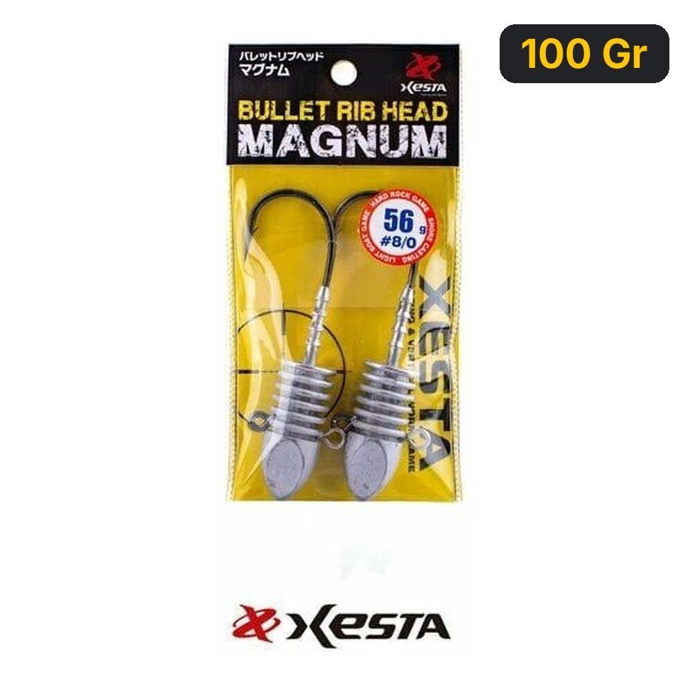 Xesta Bullet Ribhead Magnum Jighead #8/0 İğne 100 Gr