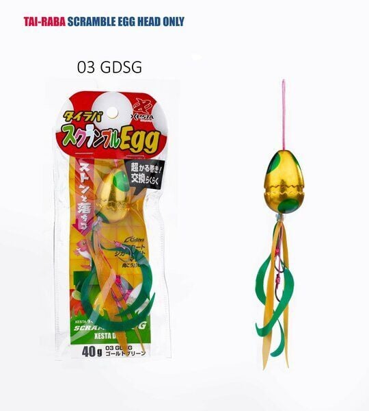 Xesta Tai-Raba Scramble Egg 80G Tai Rubber Yem