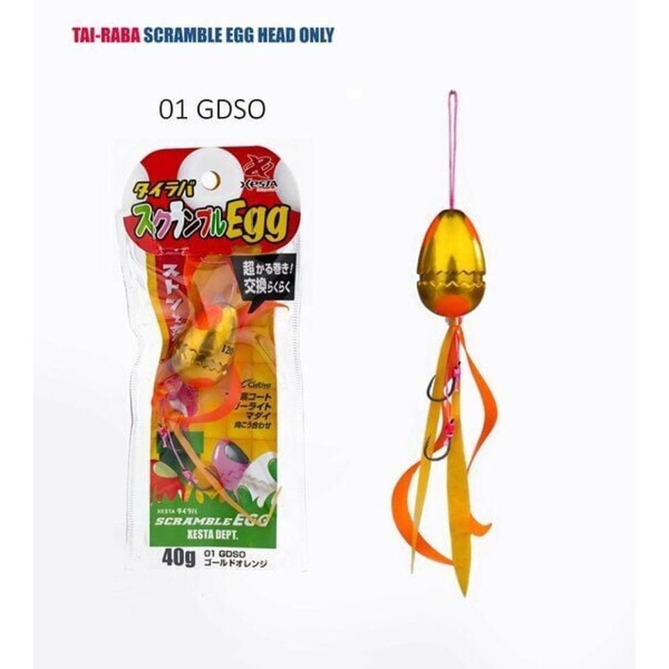 Xesta Tai-Raba Scramble Egg 80G Tai Rubber Yem