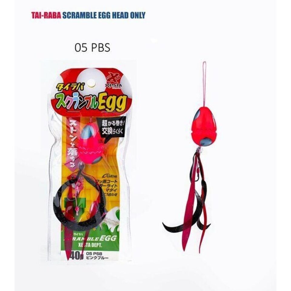 Xesta Tai-Raba Scramble Egg 80G Tai Rubber Yem