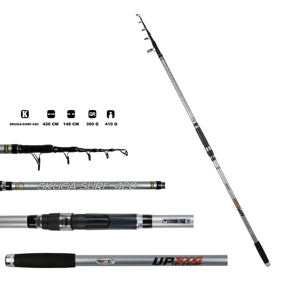 Kaido Skuga 420 Surf Kamışı 100-300 g