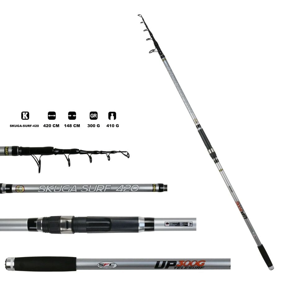 Kaido Skuga 420 Surf Kamışı 100-300 g
