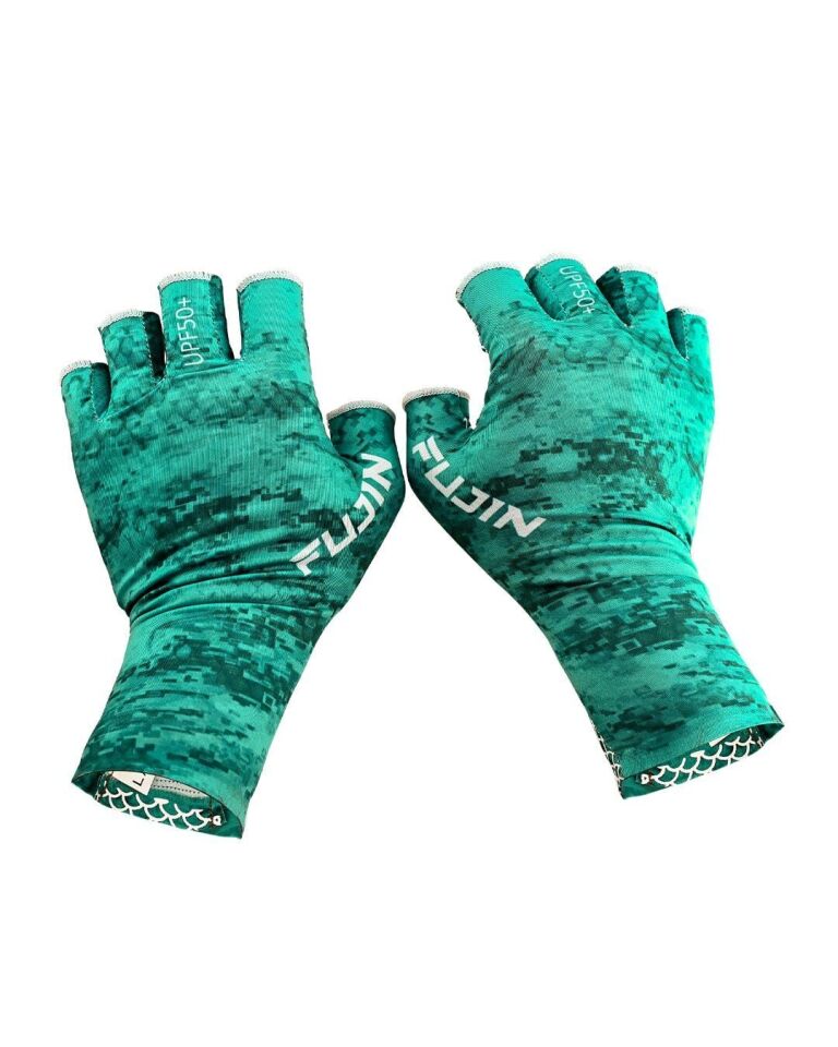 Fujin Pro Angler Summer Gloves Green L/XL