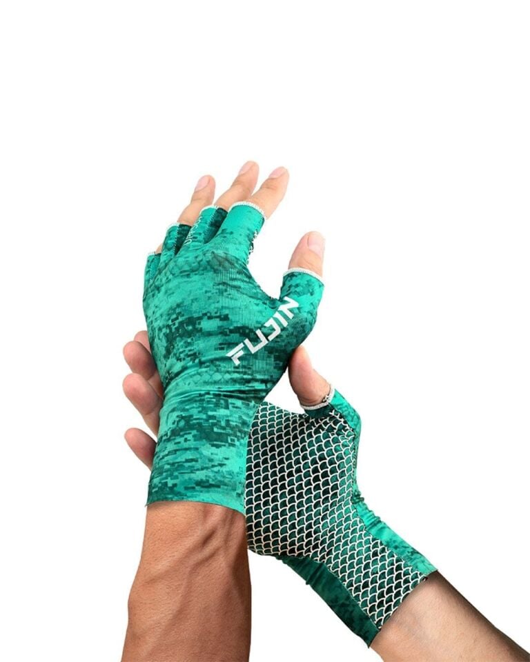 Fujin Pro Angler Summer Gloves Green L/XL