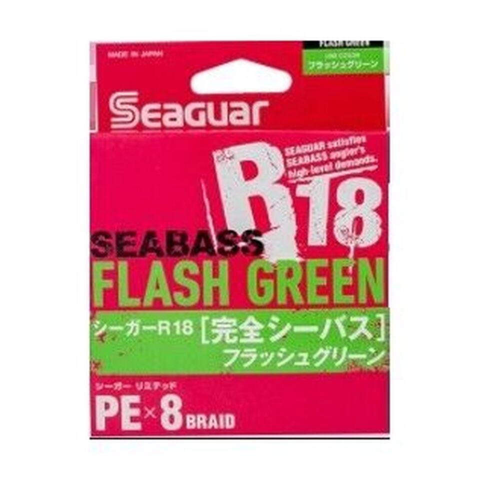 Seaguar Flash Green PE 8 Örgü Spin İp Misina 150mt Açık Yeşil