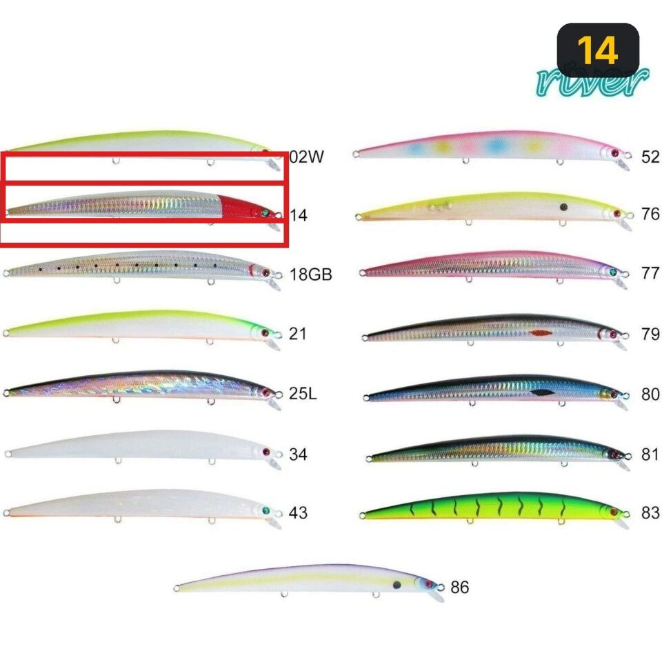 River Treble Devil 180F 18cm 30Gr 0.4-0.8mt 14