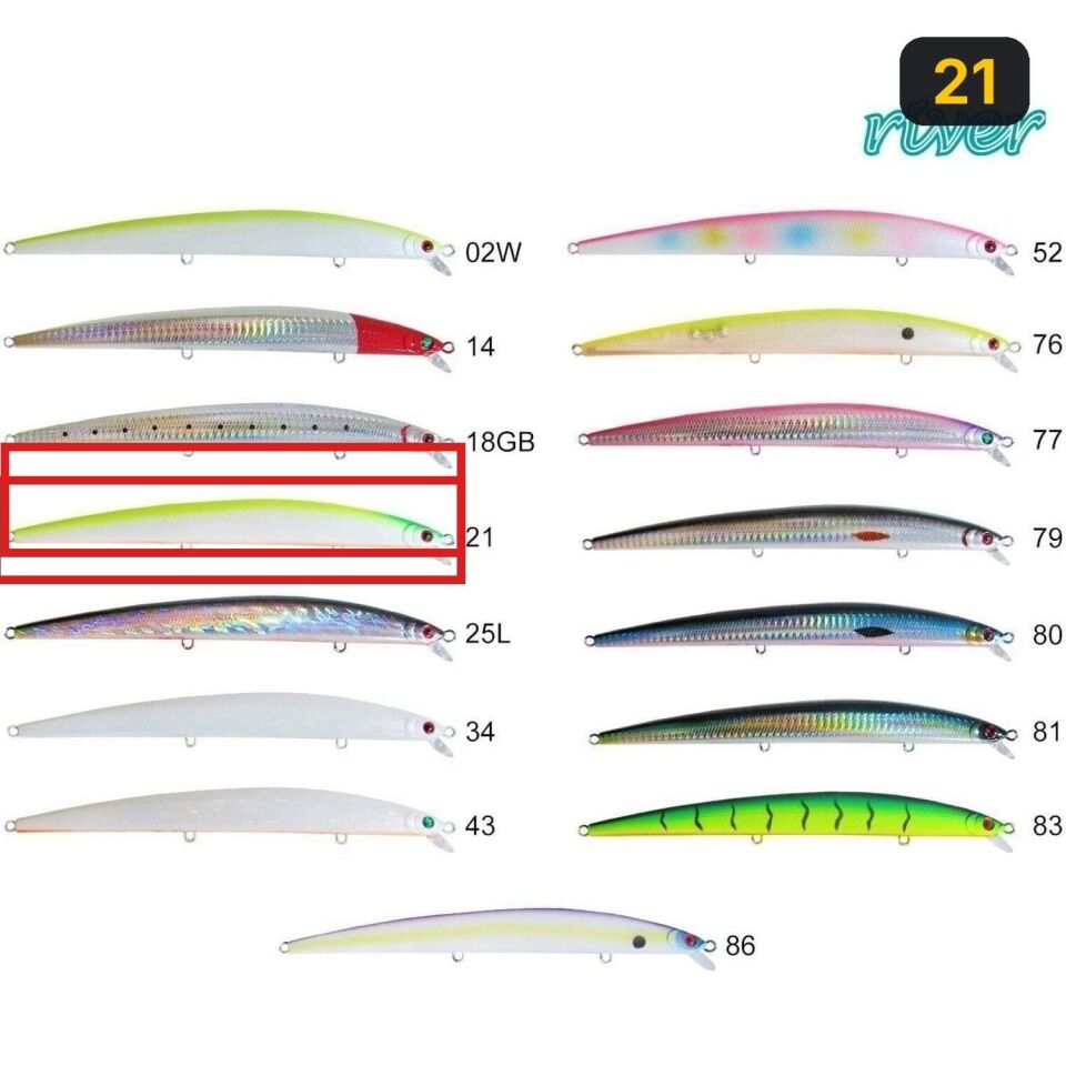 River Treble Devil 180F 18cm 30Gr 0.4-0.8mt 21