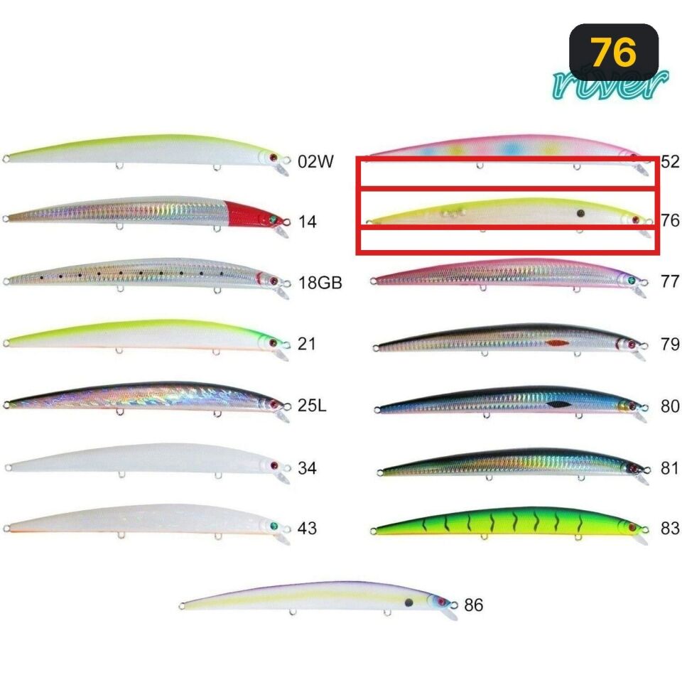 River Treble Devil 180F 18cm 30Gr 0.4-0.8mt 76
