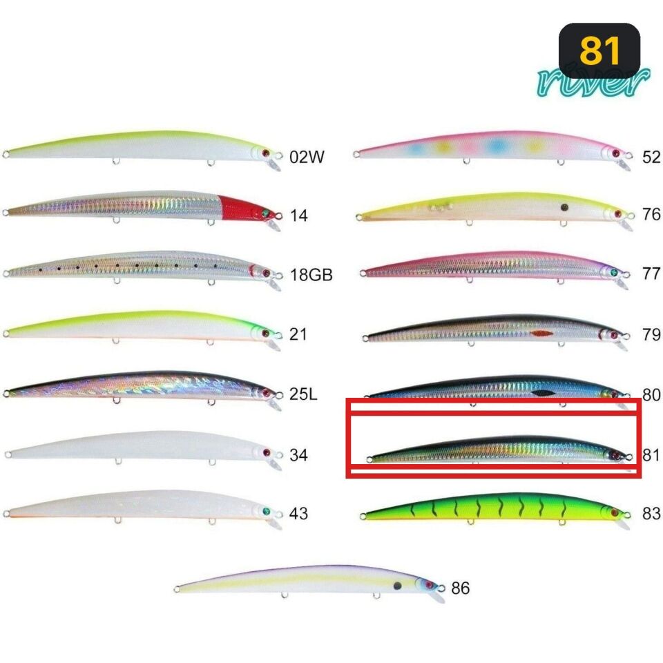 River Treble Devil 180F 18cm 30Gr 0.4-0.8mt 81