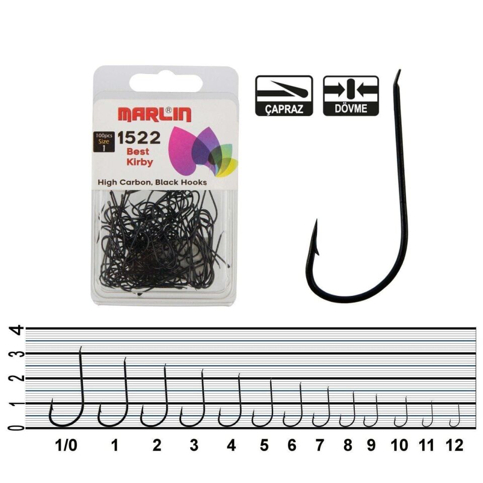 Marlin 1522 Siyah Olta İğnesi 1
