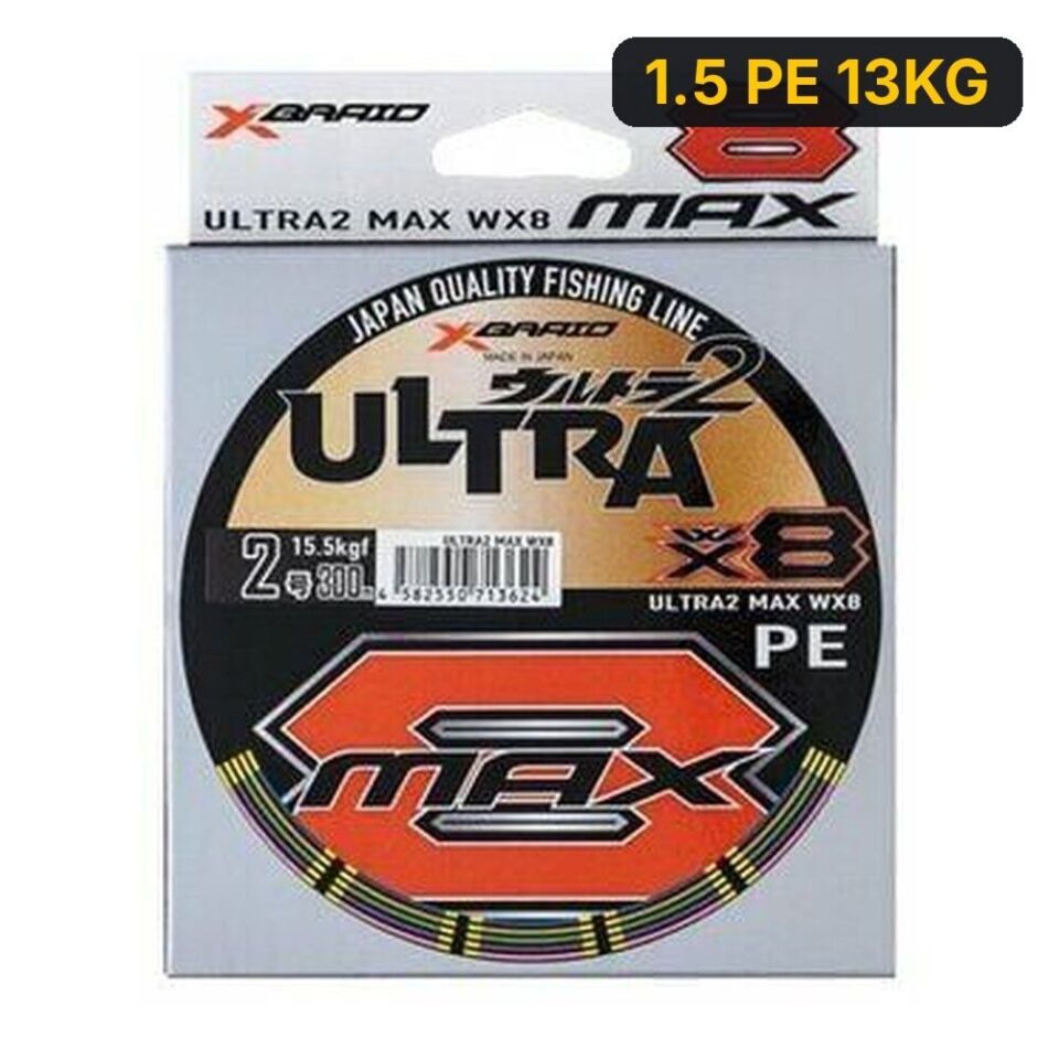 YGK X047 Ultra 2 Max Pe WX8 150M Multicolor İp Misina 1.5 PE 13KG