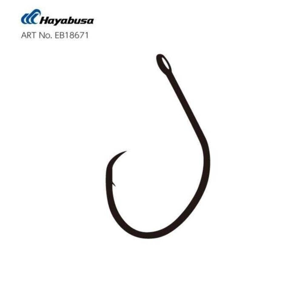 Hayabusa HCRL 186 Circle Delikli Çupra İğnesi Black Nikel