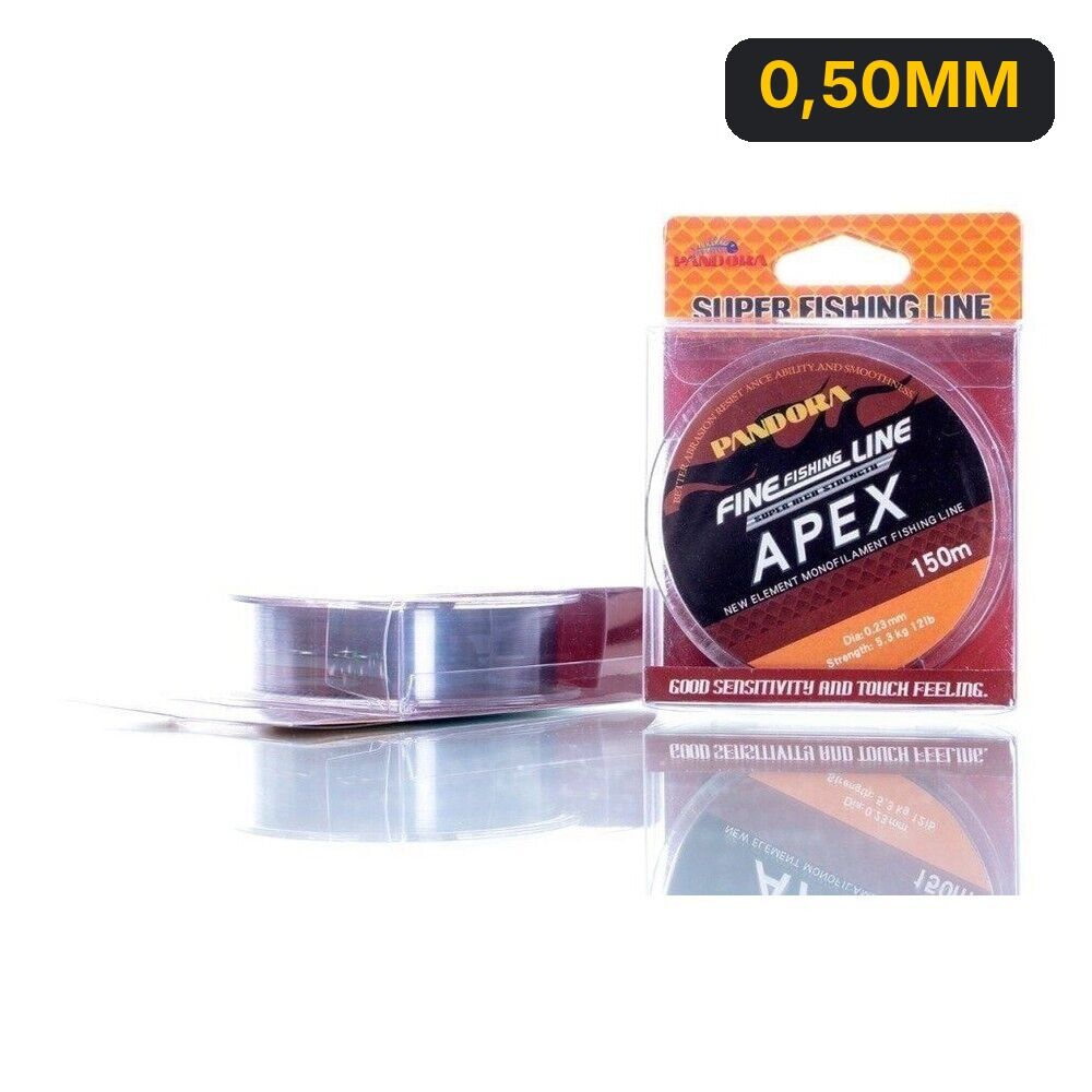 Pandora Apex Monofilament Misina 150 mt Gri 0,50MM