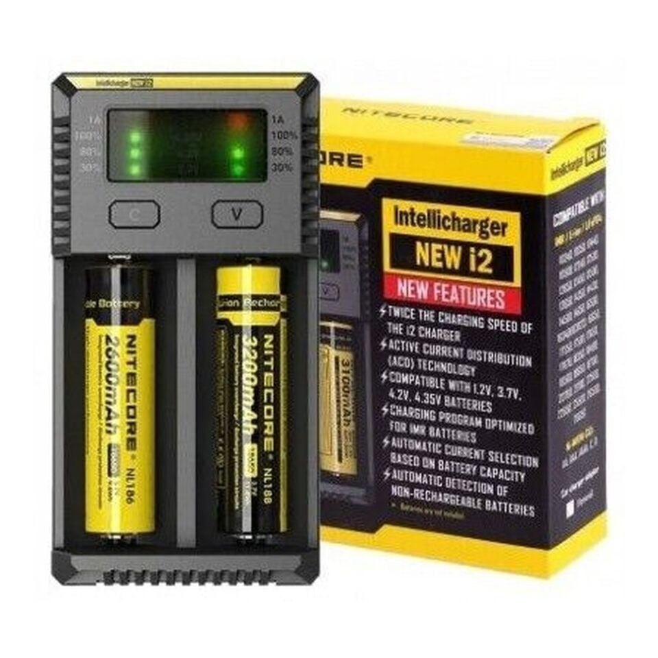 Nitecore New İ2 İntelli Charger Li-ion / NI-CD / NI-MH Pil Şarj Cihazı