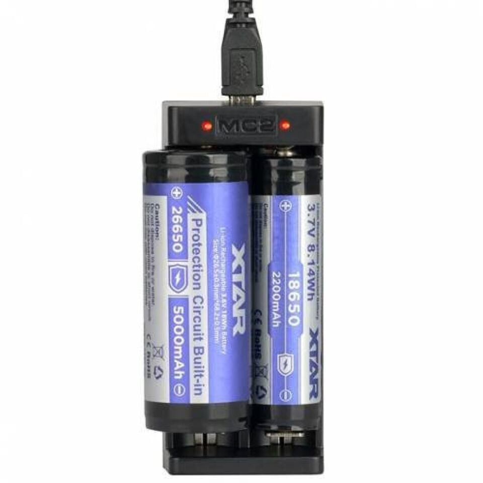 Xtar MC2 İkili Li-ion Pil Şarj Cihazı