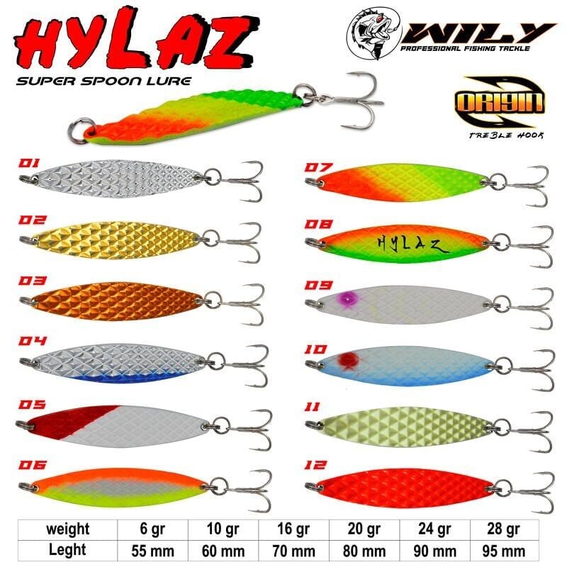 Wily Hylaz Kaşık 10 gr 60 mm - Hologramlı