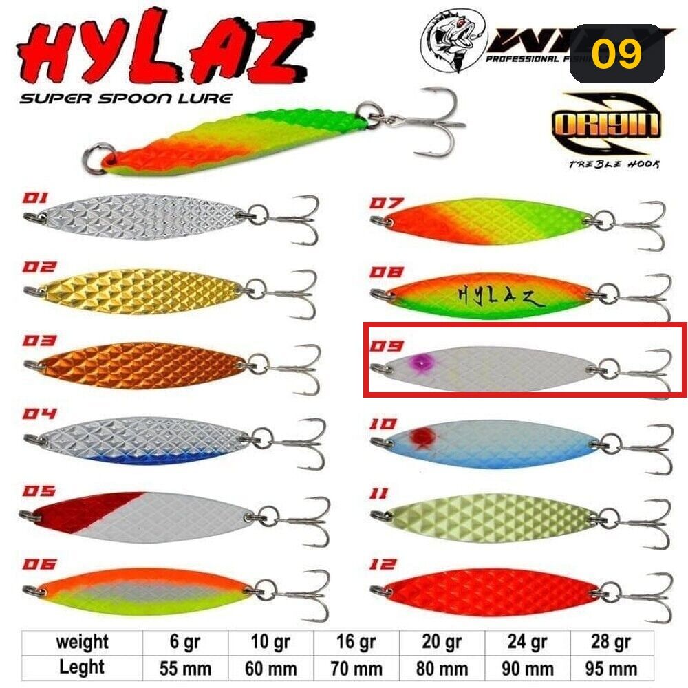 Wily Hylaz Kaşık 10 gr 60 mm - Hologramlı 09