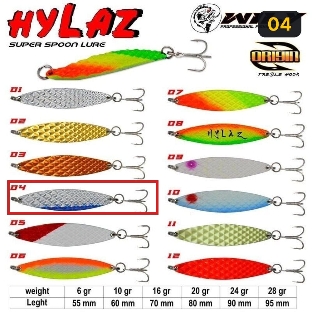 Wily Hylaz Kaşık 10 gr 60 mm - Hologramlı 04