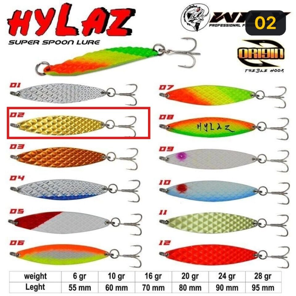Wily Hylaz Kaşık 10 gr 60 mm - Hologramlı 02