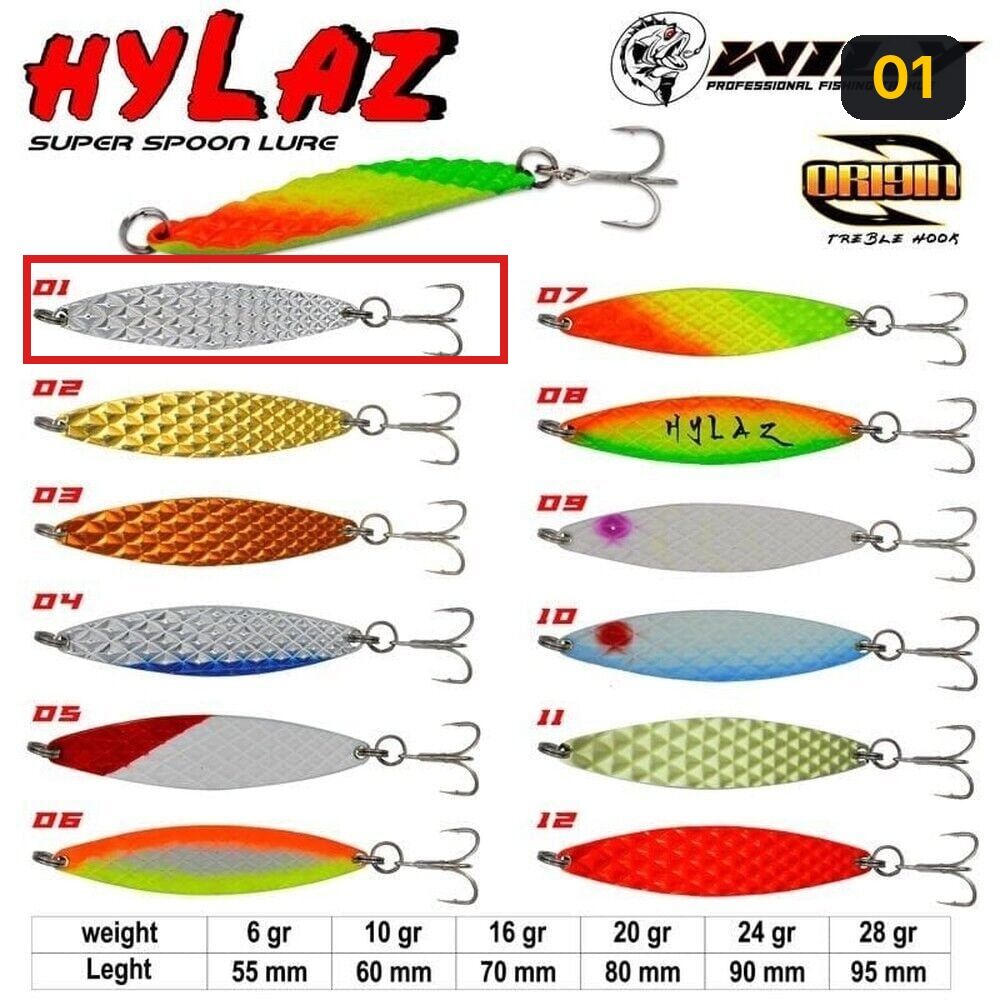 Wily Hylaz Kaşık 10 gr 60 mm - Hologramlı 01