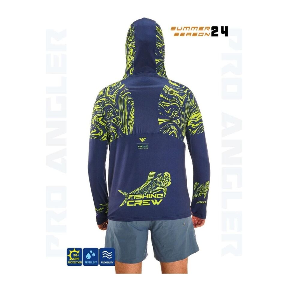 Fujin Pro Angler S24 Hooded Izohips Green LARGE