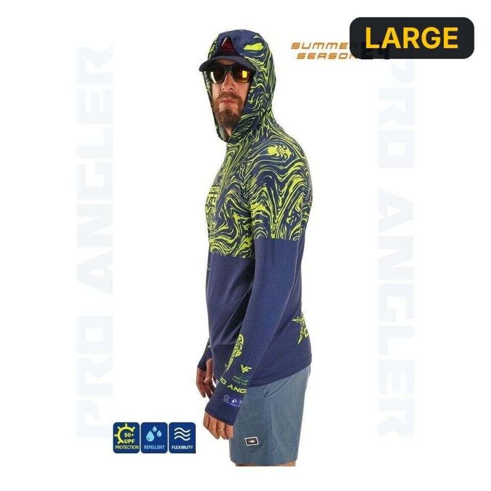 Fujin Pro Angler S24 Hooded Izohips Green LARGE