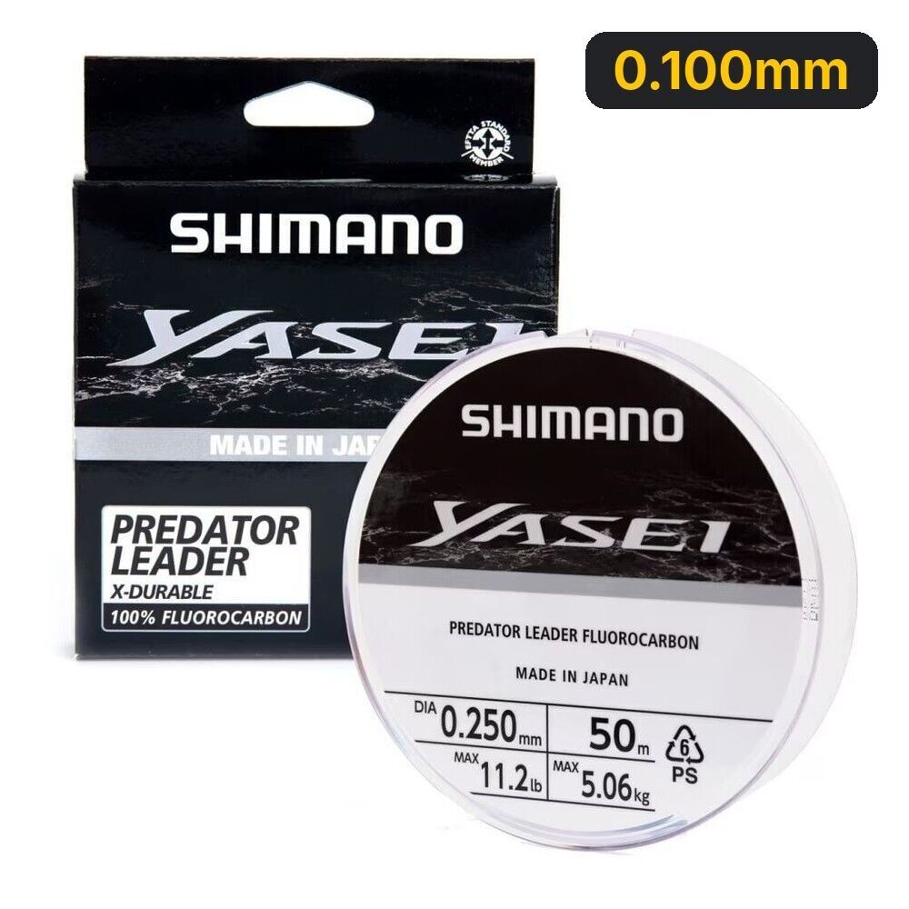 Shimano Yasei Predator Fluorocarbon Leader Misina 0.100mm
