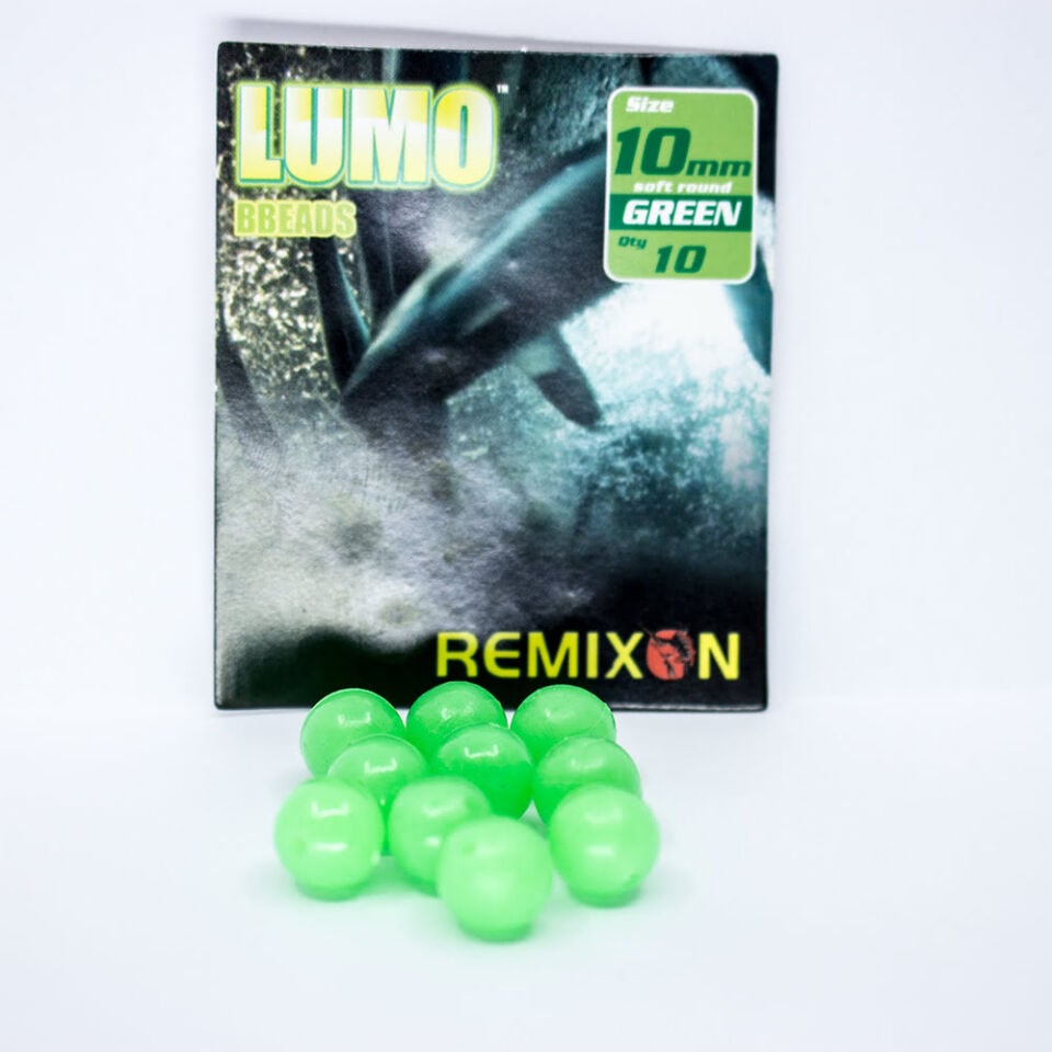 Remixon 10mm Yeşil Yuvarlak Soft Silikon Boncuk (10Adet)