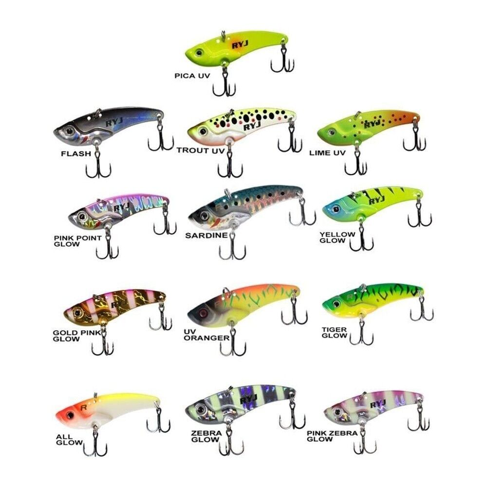 Ryuji Mirror Vib 9gr / 4.5cm Jig Yem UV Oranger