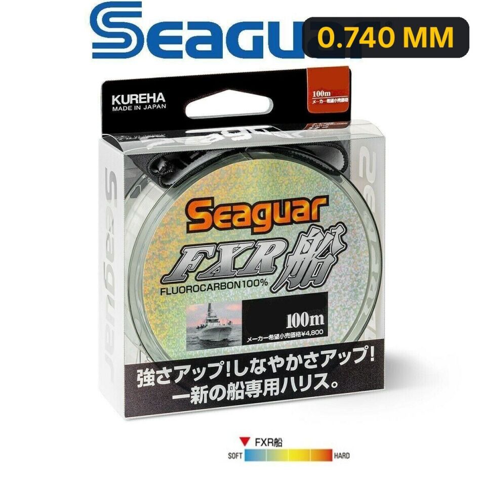 Seaguar FXR Fune %100 Fluoro Carbon Misina 100mt 0.740 MM