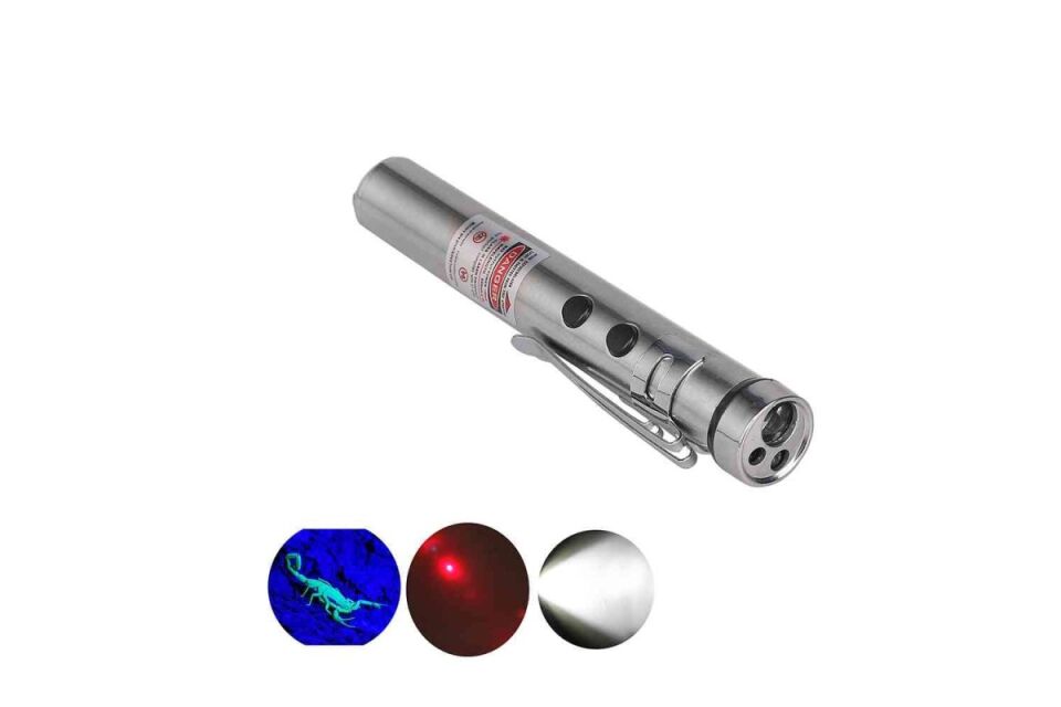 Watton LED Cep Feneri UV Lazer 3 Fonksiyonlu WT-170