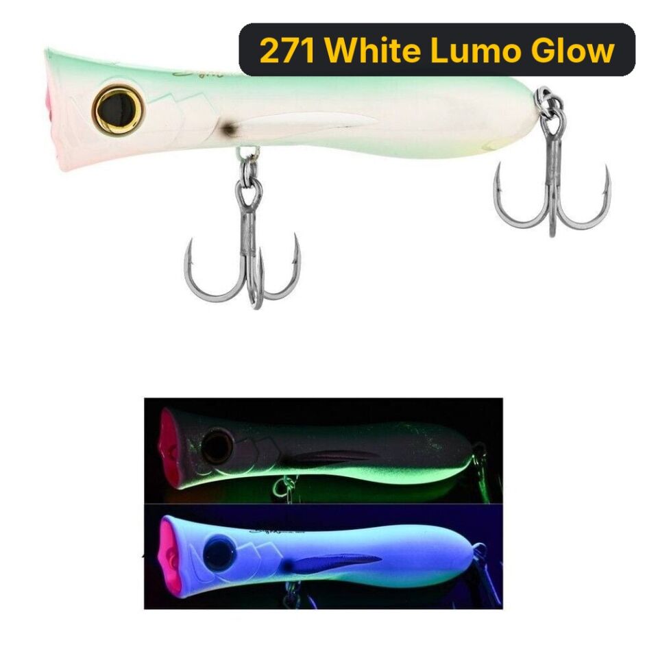 Fujin Big Mama 12cm 31gr Maket Balık 271 White Lumo Glow