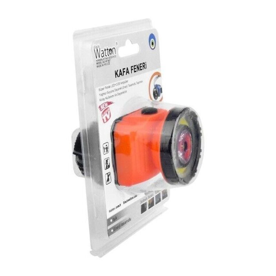Watton Güçlü Pilli Kafa Lambası Model WT-607