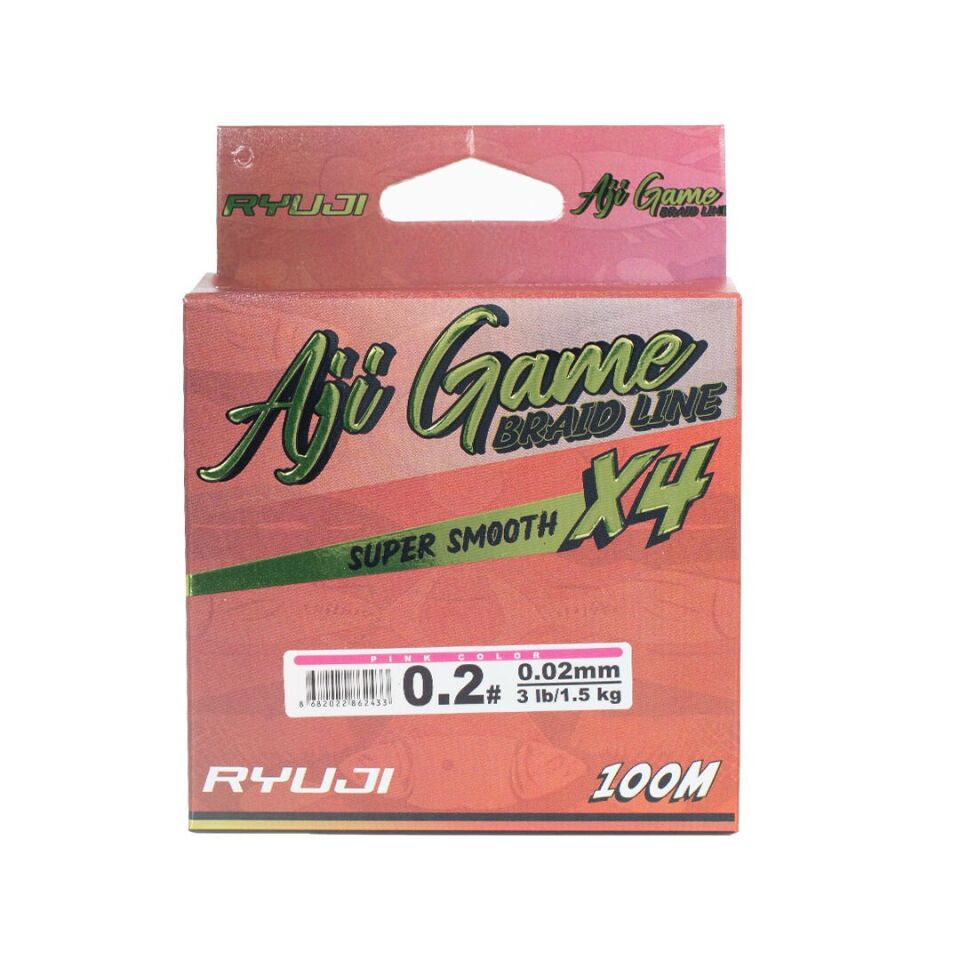 Ryuji Aji Game 4X 100m Pink İp Misina