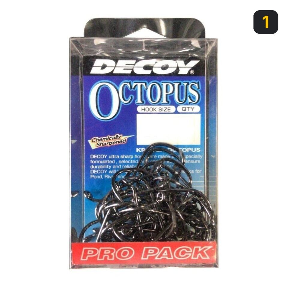 DECOY KR-31B Octopus Pro Pack Canlı Kalamar Takımı İğnesi - Sübye Takımı İğnesi 1