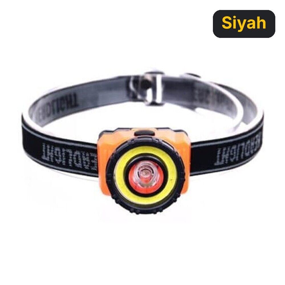 Watton Güçlü Pilli Kafa Lambası Model WT-607 Siyah