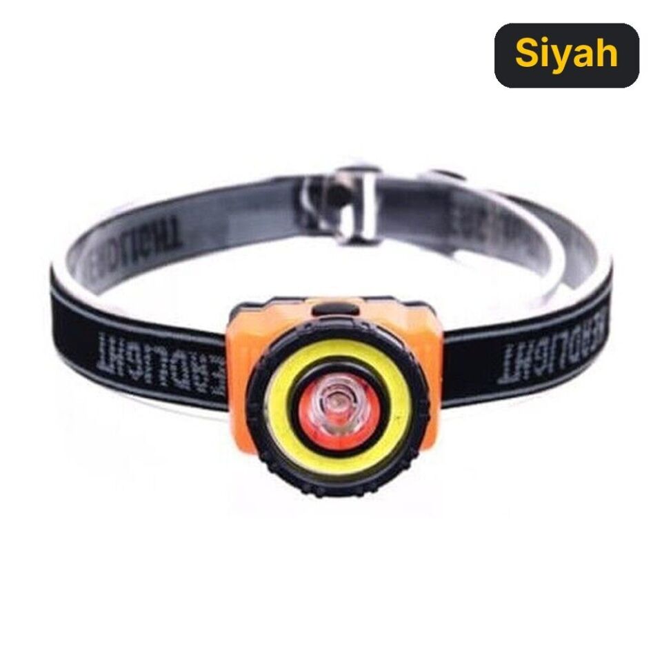 Watton Güçlü Pilli Kafa Lambası Model WT-607 Siyah