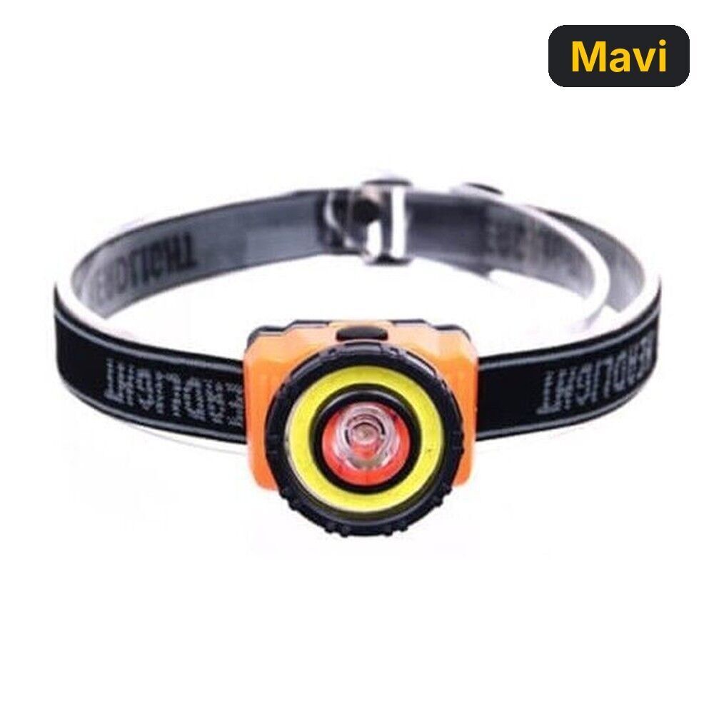Watton Güçlü Pilli Kafa Lambası Model WT-607 Mavi
