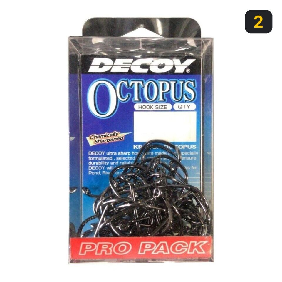 DECOY KR-31B Octopus Pro Pack Canlı Kalamar Takımı İğnesi - Sübye Takımı İğnesi 2