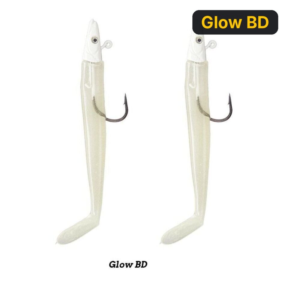Fujin Zand Eel 11cm 7gr-14gr Double Body+Head Silikon Balık Glow BD
