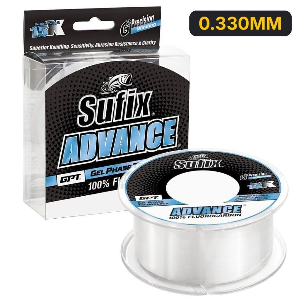 Sufix Advance Fluorocarbon Olta Misinası 91MT 0.330MM