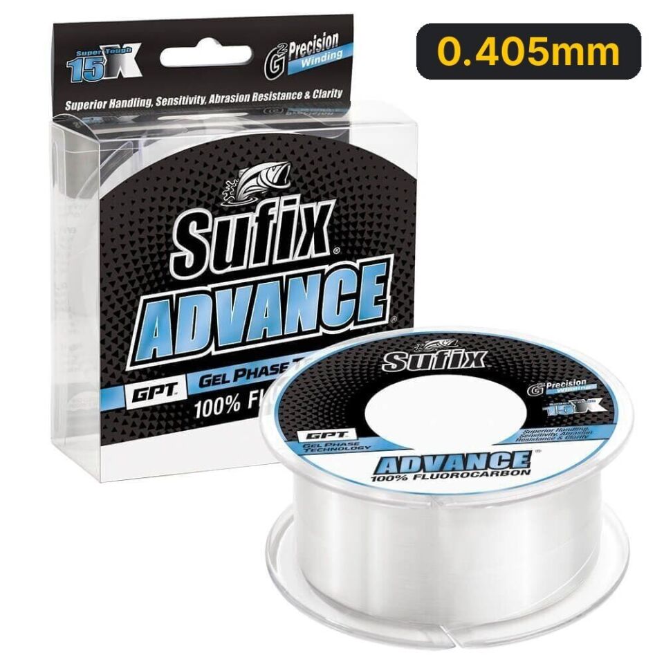 Sufix Advance Fluorocarbon Olta Misinası 91MT 0.405mm