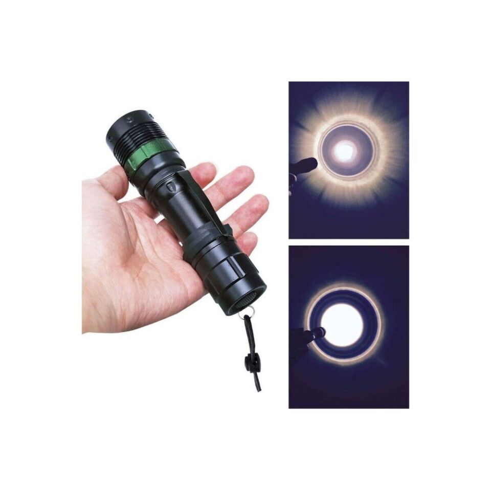 Watton Uzun Menzilli Zoomlu LED El Feneri WT-012