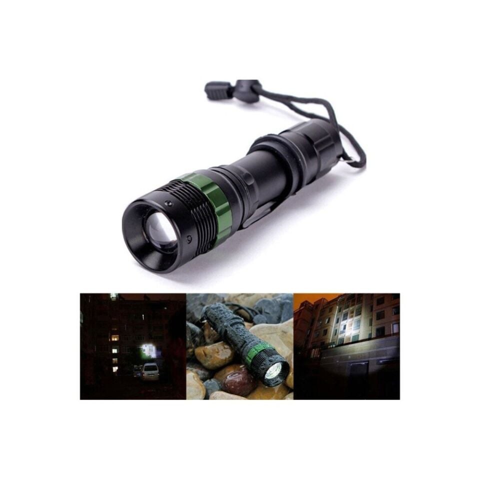 Watton Uzun Menzilli Zoomlu LED El Feneri WT-012
