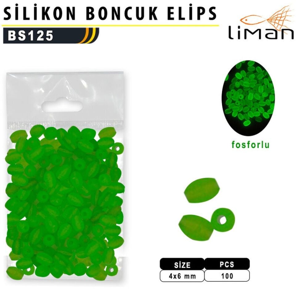 Liman Elips Silikon Boncuk 100 ad
