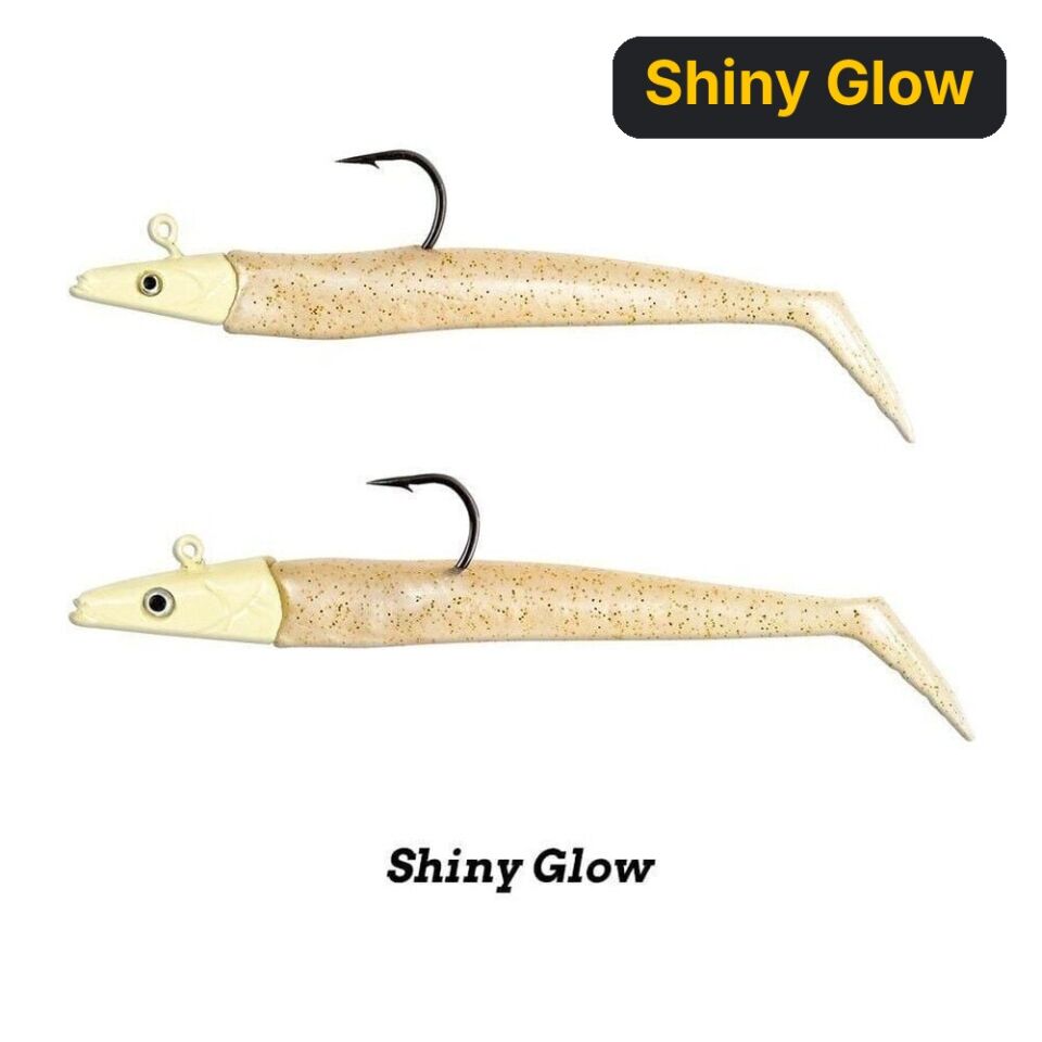 Fujin Zand Eel 11cm 7gr-14gr Double Body+Head Silikon Balık Shiny Glow